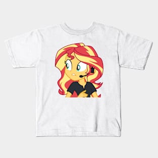 Director Sunset Shimmer 4 Kids T-Shirt